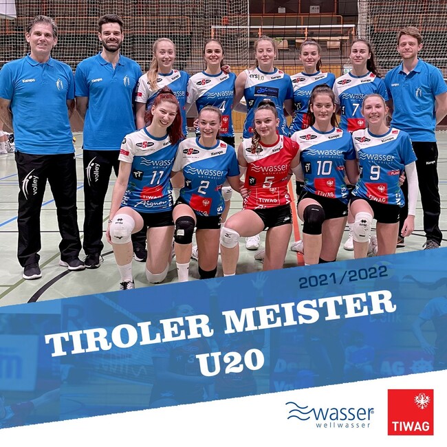 u20-Girls holen sich den Tiroler Meistertitel 2021/22