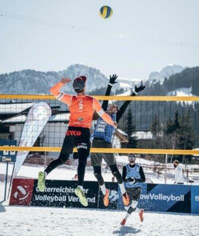 1. Tourstopp der Austrian Snow Volley Tour am Patscherkofel